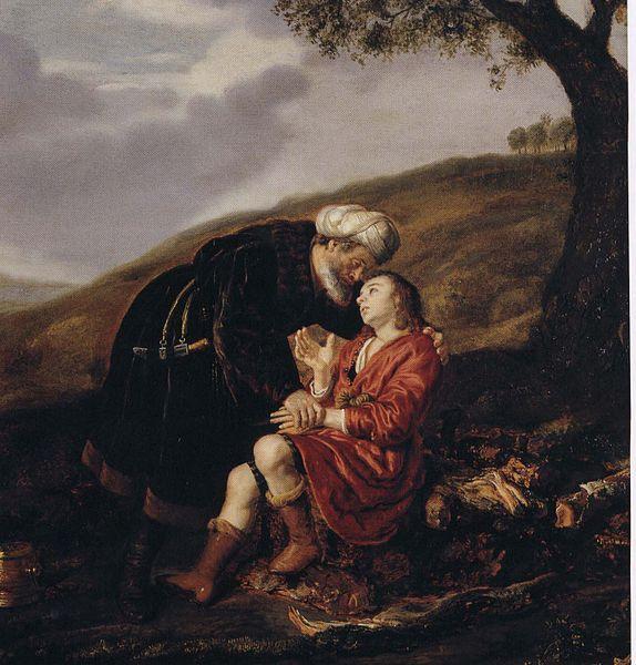Jan victors Abraham and Isaac Before the Sacrifice oil painting image